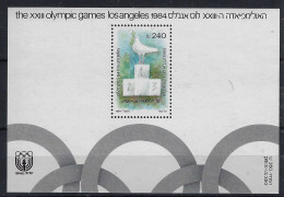 ISRAEL MS932, 1984 OLYMPICS MINIATURE SHEET MNH - Ungebraucht (ohne Tabs)