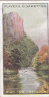 Gems Of British Scenery 1917 - Players Cigarette Card - 16 High Tor Matlock, Derbyshire - Player's