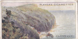 Gems Of British Scenery 1917 - Players Cigarette Card - 9 Clovelly Devon - Player's