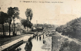 Delcampe - Arques - Les Sept Ecluses, Vue Prise Du Haut - Arques