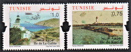 2023.Tunisie-emission N°8, - Les Iles De Tunisie -Ile De Kuriat & Ile De La Galite -  Série Complète / 2v. MNH** - Islas