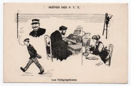 Scènes Des P.T.T. Les Télégraphistes. Illustration De Denis Morer - Poste & Postini