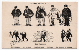 Scènes Des P.T.T. Les Facteurs. Illustration De Denis Morer - Poste & Postini