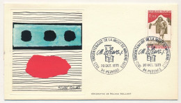 FRANCE - Enveloppe FDC (Thiaude) - 1,00 Tricentenaire De La Mort De Molière - PEZENAS - 20/10/1973 - 1970-1979