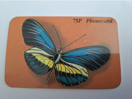 GREAT BRITAIN  / DISCOUNT PHONECARD/BUTTERFLY / 75 PENCE    PREPAID CARD / MINT      **13584** - Collezioni