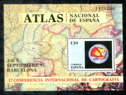SPANIEN Block 59, Bl.59 Mnh - Kartographie, Cartography, Cartographie - SPAIN / ESPAGNE - Blocs & Hojas
