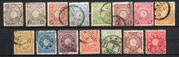 Col33 Asie Japon 1899 N° 93 à 107 Oblitéré Cote : 35,00€ - Usati