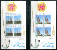 SPANIEN Block 68/69, Bl.68/69 Mnh - Schiffe, Ships, Bateaux - SPAIN / ESPAGNE - Blocs & Hojas