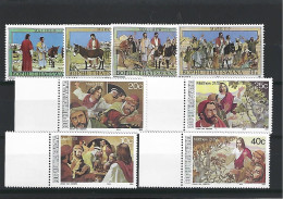 BOPHUTHATSWANA  (AFRIQUE DU SUD)   ANNEE 1982 / 1983   N° 121 / 24 + 140 / 43  PASSION DU CHRIST  ** MNH - Bofutatsuana