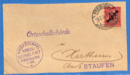 Allemagne Reich 1925 Seulement Le Recto D'une Lettre De Freiburg (G19281) - Briefe U. Dokumente