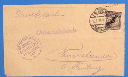 Allemagne Reich 1924 Seulement Le Recto D'une Lettre De Freiburg (G19283) - Briefe U. Dokumente