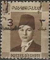 EGYPT 1937 Investiture Of King Farouk - 3m. - Brown FU - Gebruikt