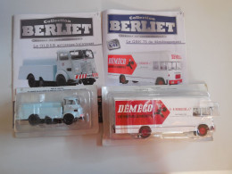 GLB 5 B ARROSEUSE-BALAYEUSE ET GKK 75 DE DEMANAGEMENT COLLECTION BERLIET - Camiones