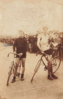 Lorient * Carte Photo Photographe G. Basseau * Vélodrome 1918 BERTRAND Coureur Cycliste Vainqueur * Cyclisme Vélo - Lorient