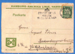 Allemagne Reich 1925 Carte Postale De Hamburg (G19306) - Covers & Documents