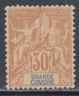 Grande Comore N° 9 (.) Type Groupe 30 C. Brun Neuf Sans Gomme, Sinon TB - Ongebruikt