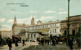 MERSEYSIDE - LIVERPOOL - CENTRAL STATION AND RALEIGH ST  Me982 - Liverpool