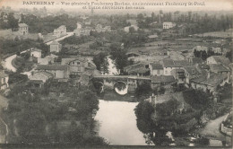 Parthenay * Vue Générale Faubourg Barbès , Anciennement St Paul * Usine élévatoire Des Eaux - Parthenay