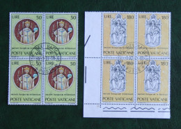 1000.Jahrestag Der Einigung Ungarns 1971 Mi 594-595 Yv 531-532 Used Gebruikt Oblitere VATICANO VATICAN VATICAAN - Used Stamps