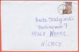 POLONIA - POLSKA - 2002 - 2 Zl. Cathedral, St Adalbert's Coffin, Gniezno (Broken Stamp) - Viaggiata Da Słupsk Per Werne, - Covers & Documents
