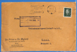 Allemagne Reich 1932 Lettre De Kiel (G19321) - Cartas & Documentos