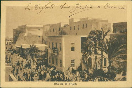 LIBIA / LIBYA - TRIPOLI - UNA VIA - EDIT FUMAGALLI - 1910s  (12000) - Libye