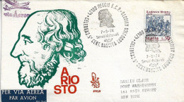 Fdc Venetia: ARIOSTO (1974); Viaggiata All'estero; AS_Reggio Emilia - FDC