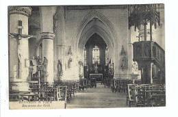 BEVEREN A YSER  Binnenste Der Kerk 1929 - Alveringem