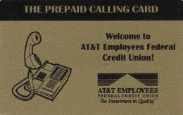 AT&T Golden Employees Phonecard, Mint (2 Scans) August 1995, 2800ex. - AT&T