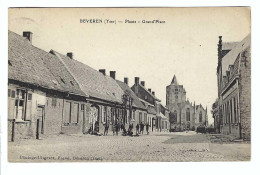 Beveren (Yser)  -  Plaats - Grand'Place  1922 - Alveringem