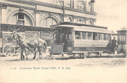 CPA ETATS UNIS D'AMERIQUE USA CROSSTOWN RAPID TRANSIT 1905 N.Y.CITY - Altri Monumenti, Edifici