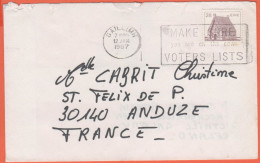 IRLANDA - IRELAND - Irlande - EIRE - 1987 - 28 - Viaggiata Da Gaillimh Per Anduze, France - Cartas & Documentos