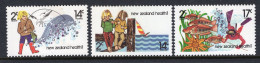 New Zealand 1980 Health - Fishing Set HM (SG 1225-1227) - Ongebruikt