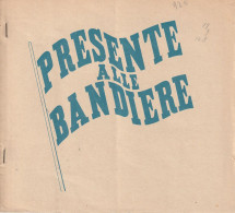 LIBRETTO PRESENTE ALLE BANDIERE - MINISTERO DELLA DIFESA - DISTRETTO MILITARE DI SIRACUSA  1948 - Bandiere