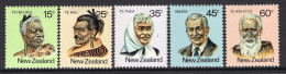 New Zealand 1980 Maori Personalities Set HM (SG 1232-1236) - Ongebruikt