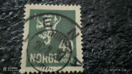 NORVEÇ-1920-35         40ÖRE     USED - Oblitérés