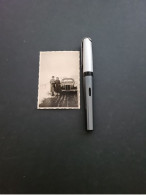 1956, Großglocker Im Winter, Mercedes-Limousine, SW-Fotografie 9,5 X 6,5 Cm - Automobiles