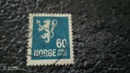 NORVEÇ-1920-35         60ÖRE     USED - Oblitérés