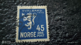 NORVEÇ-1920-35         45ÖRE     USED - Oblitérés