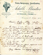 FACTURE.30.GARD.LES ARNASSAUX PAR LEDIGNAN.VIGNES AMERICAINES SELECTIONNÉES.ACHILLE PLANTIER. - Agricoltura