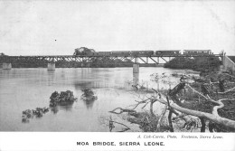 Delcampe - CPA SIERRA LEONE MOA BRIDGE SIERRA LEONE - Sierra Leone