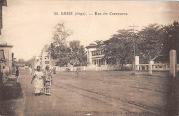 CPA TOGO LOME RUE DU COMMERCE - Togo