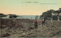 La Vicomté Sur Rance * La Moisson * Scène Agricole Agriculture Foinsf Fenaison * Villageois * Cpa Toilée Colorisée - Sonstige & Ohne Zuordnung