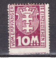 Danzig 1923,Mi.Porto 21,ABART,extrem Verschoben Druck,Postfrisch Mit Falz (D2995) - Postage Due