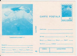 PARACHUTTING ROMANIA POSTAL STATIONERY - Parachutting