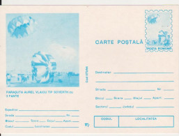 PARACHUTTING ROMANIA POSTAL STATIONERY - Paracadutismo