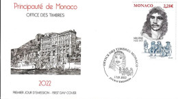Monaco Fdc 2022 Molière - Other & Unclassified