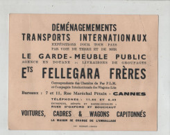 Le Garde Meuble Public Fellegara Cannes Déménagements Transports Internationaux - Advertising