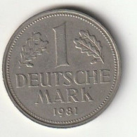 MONETA -  MARCHI 1 (GERMANY)  1981 - 1 Mark