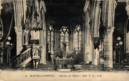 N°104933 -cpa Marcq En Baroeul -intérieur De L'église- - Marcq En Baroeul